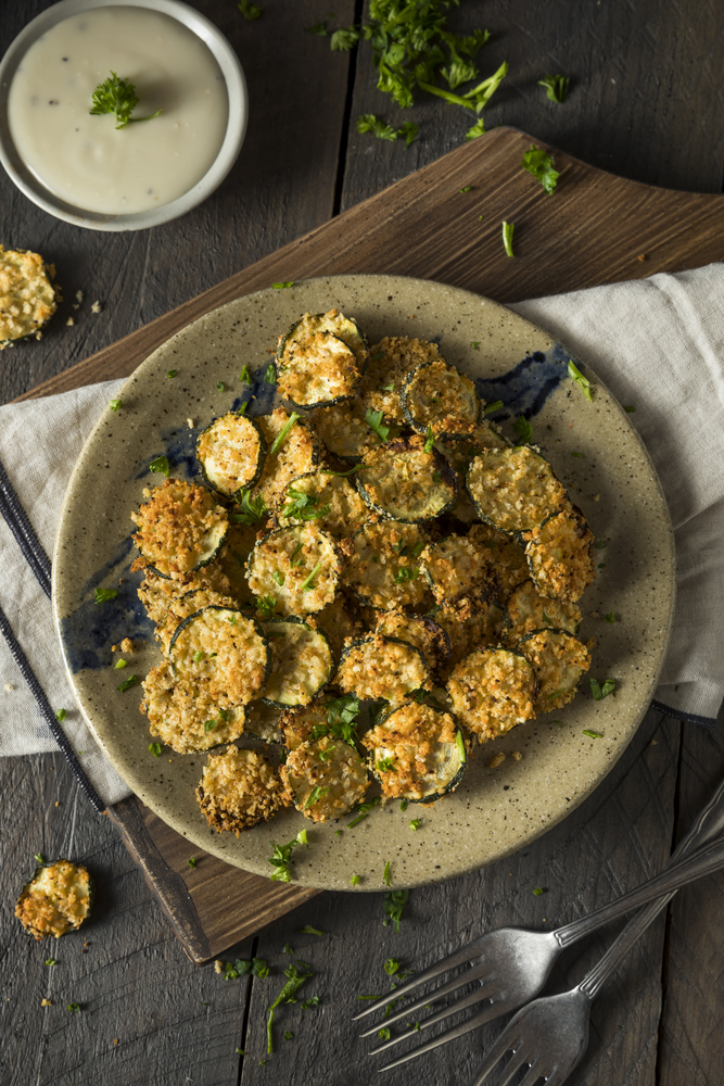 air fryer zucchini chips