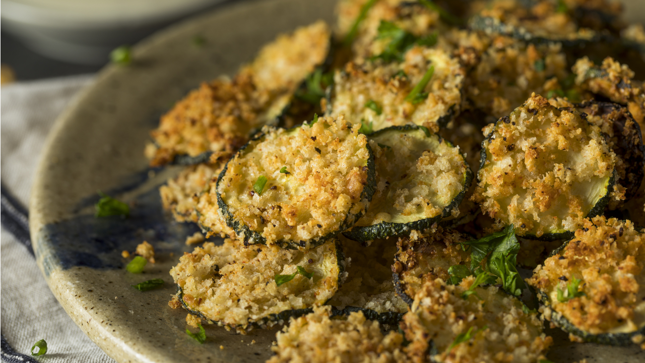 air fryer zucchini chips