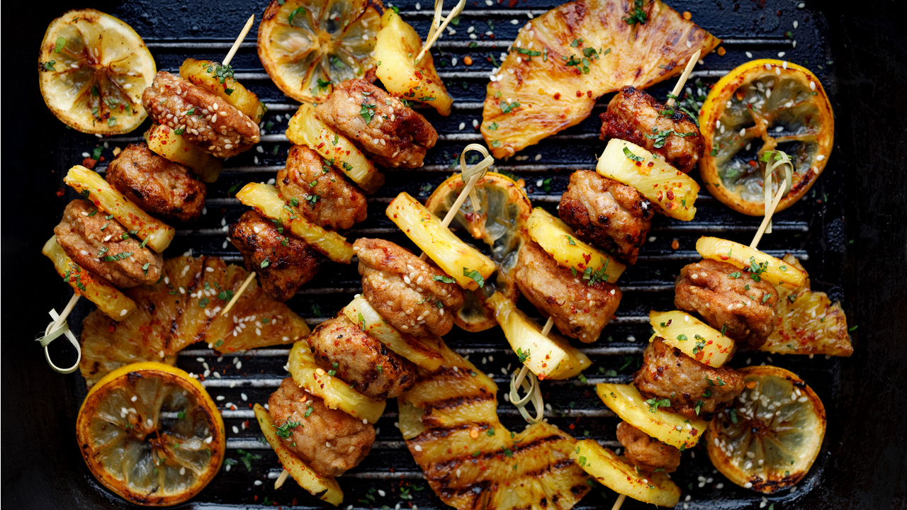 grilled chicken skewers