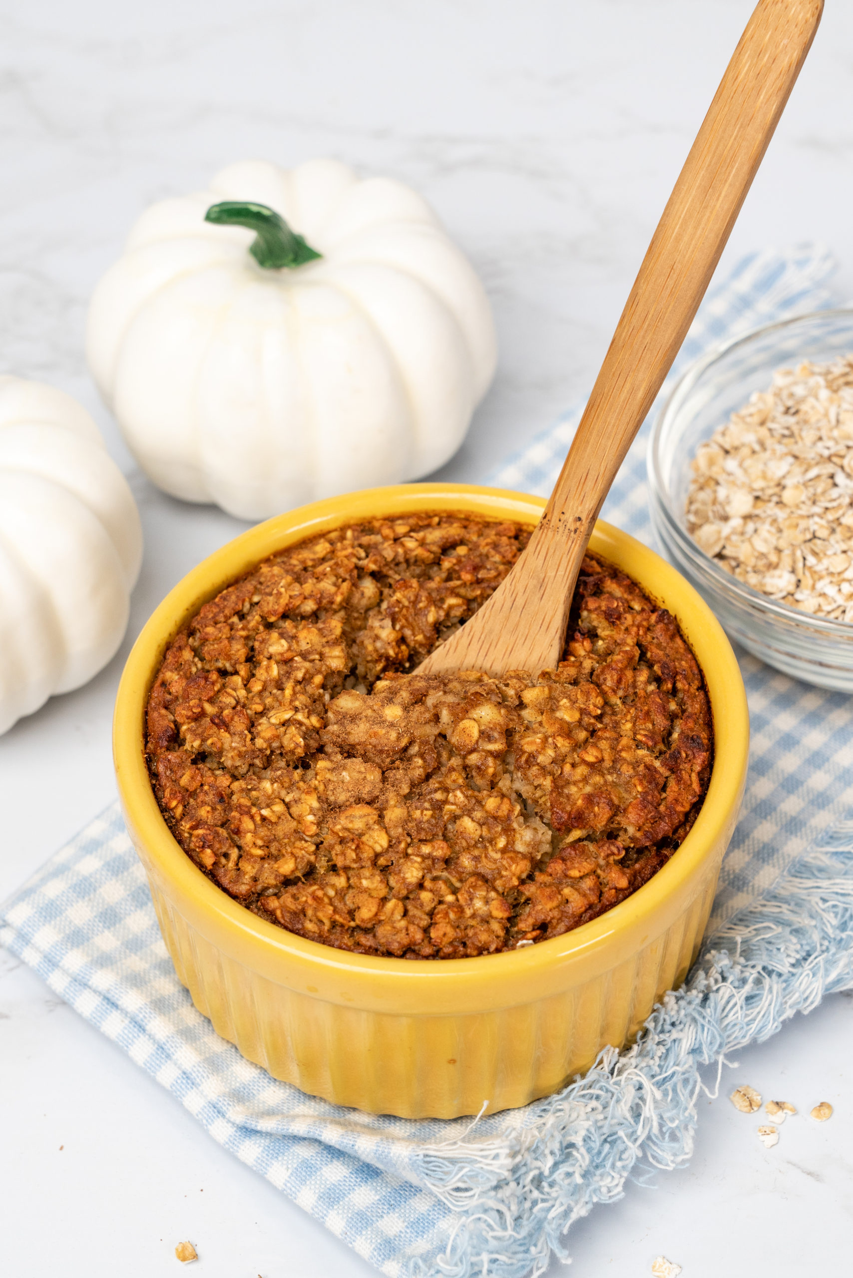 baked pumpkin oatmeal